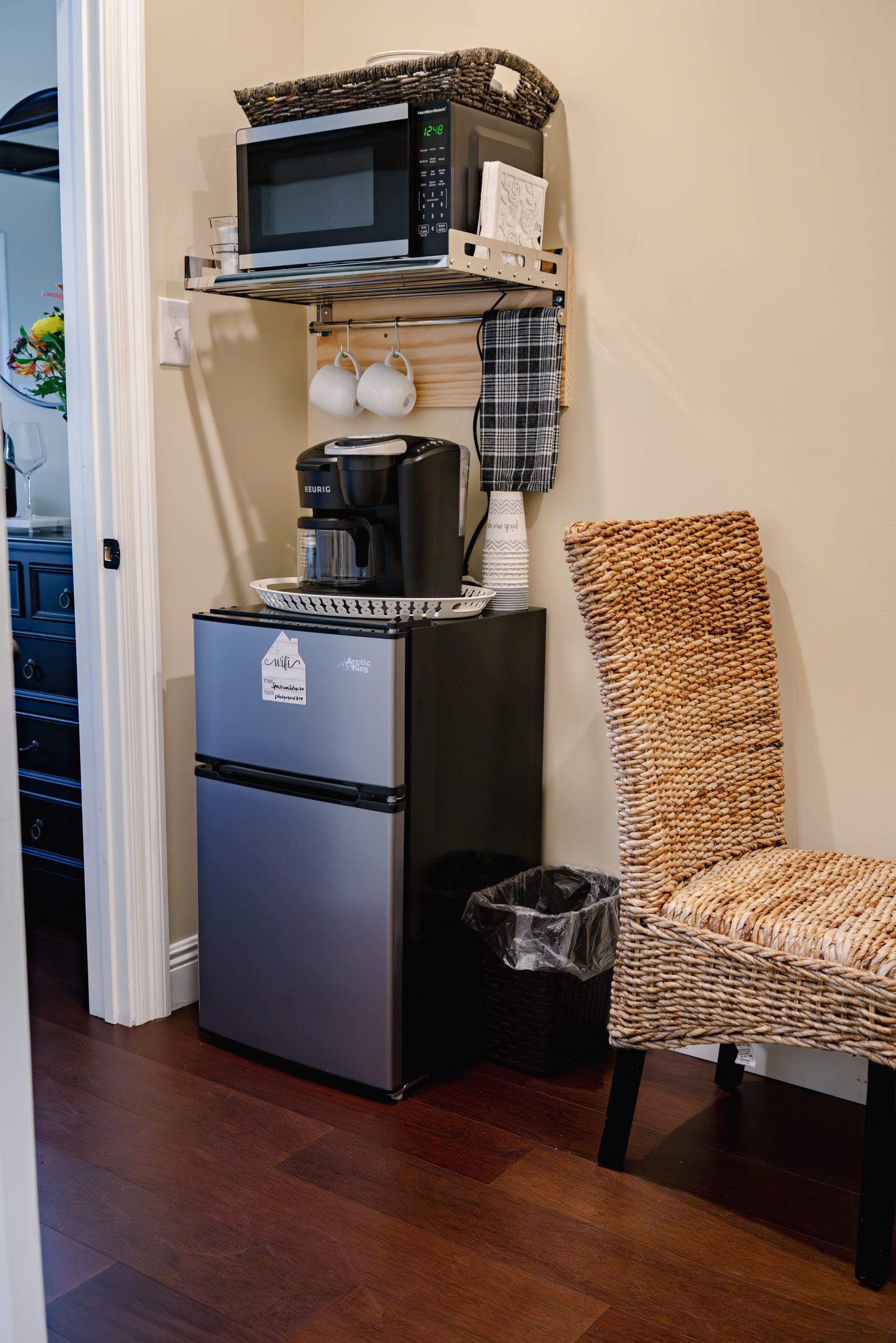 Fridge and Microwave